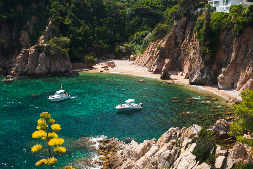 Blanes, kust